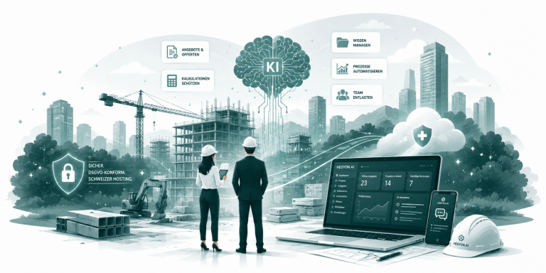 Rolling Out AI in a Construction Company, A Step-by-Step Guide for Swiss SMEs (incl. 2026 Security Playbook)