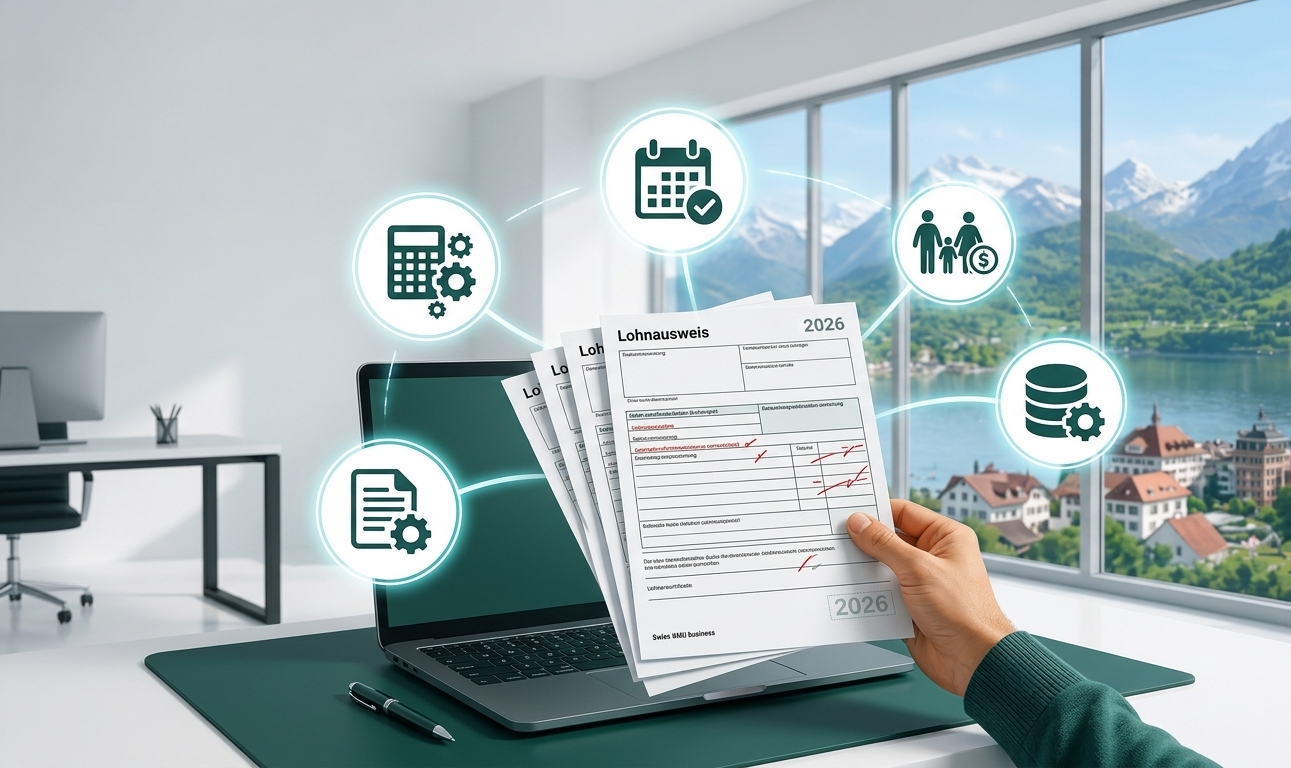 Salary statement & payroll correction: the most expensive 20-minute mistake in a Swiss SME payroll run (2026)
